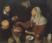 Diego Velazquez Old woman in the eggs roast Sweden oil painting artist